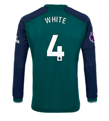 Arsenal Benjamin White #4 Koszulka Trzecich 2023-24 Długi Rękaw